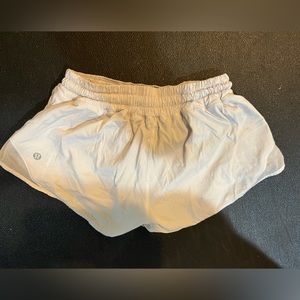 White LuluLemon Shorts